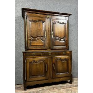 Louis XV Period Two-body Buffet In Solid Oak 