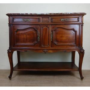 Louis XV Style Walnut Buffet Circa 1880 