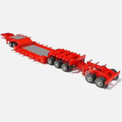 Heavy Haul Lowboy Trailer