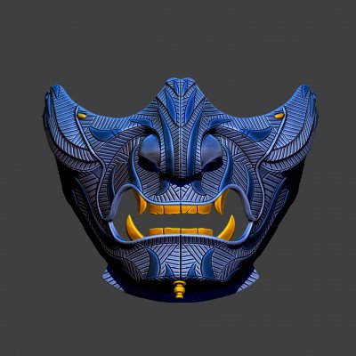 Ghost Of Tsushima - Ghost Mask Patterned 3D Model