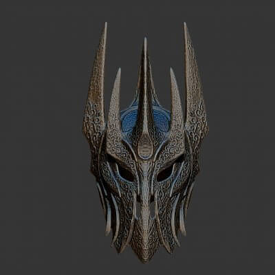 Sauron Helmet - Lord Of The Rings 3D Model