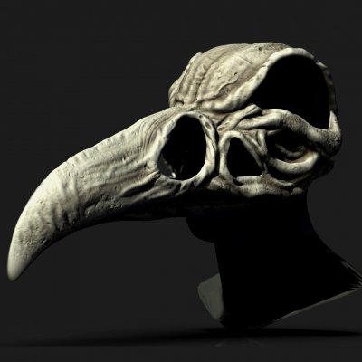 The KhonShu Mask - Moon Knight Marvel 3D Model