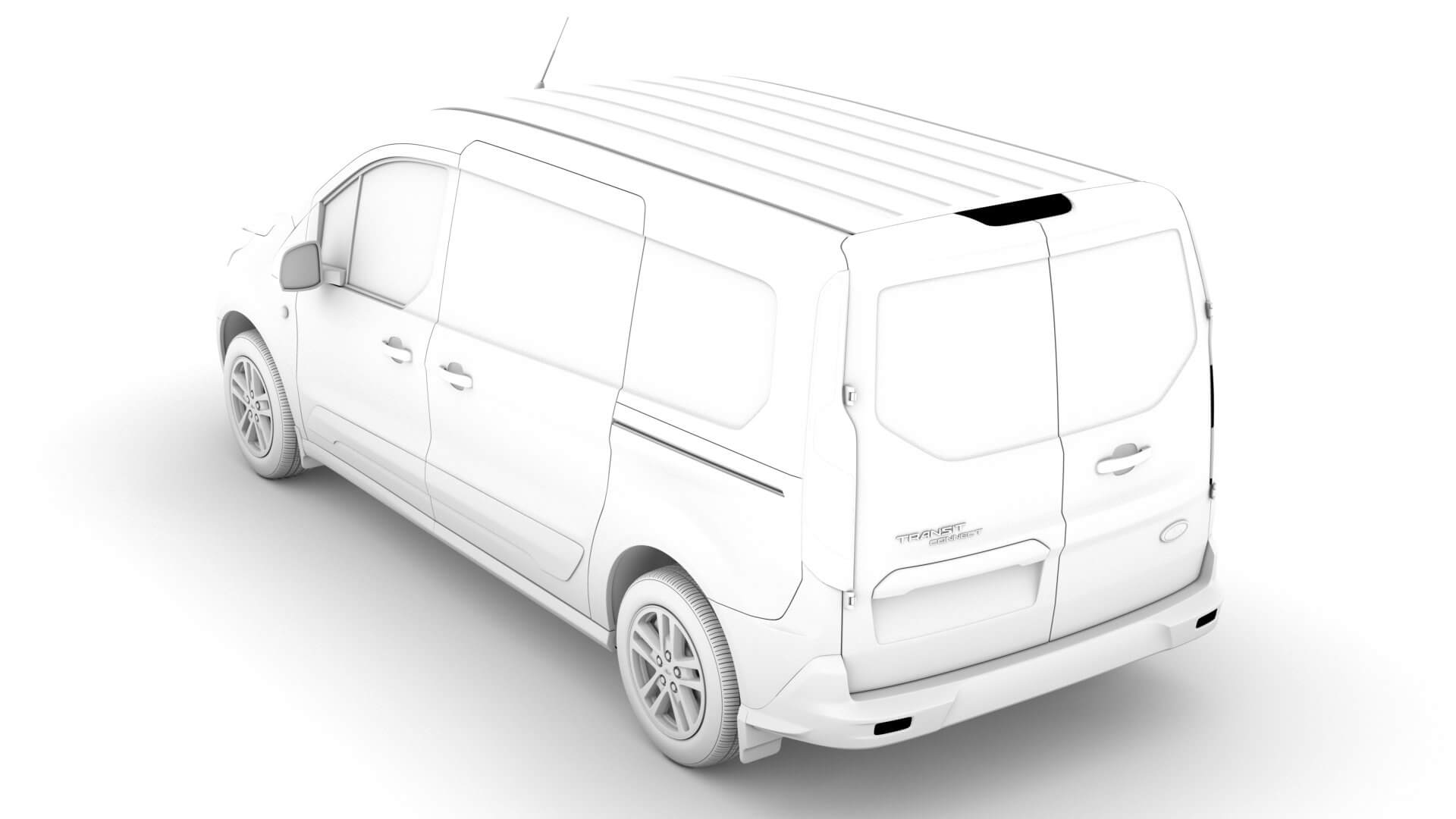 Ford Transit Connect LWB 2020 3D Model