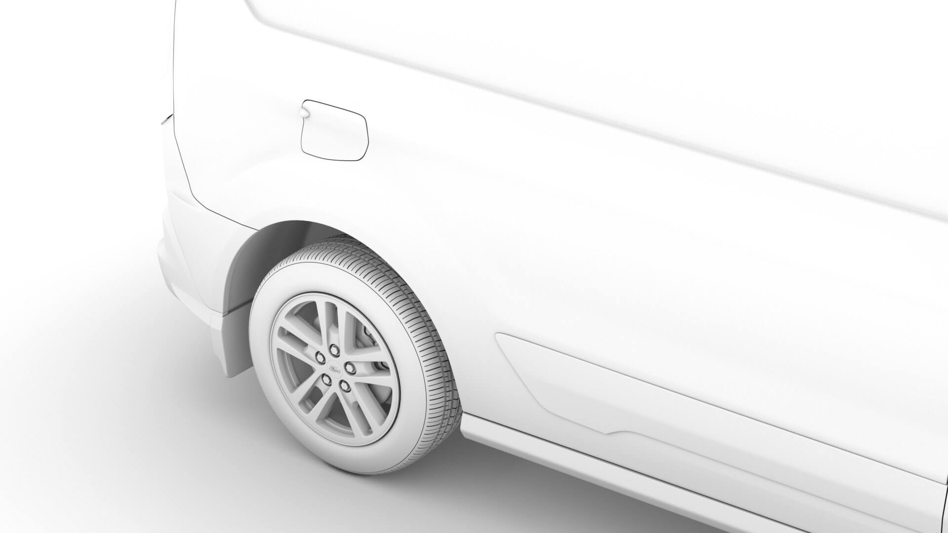 Ford Transit Connect LWB 2020 3D Model