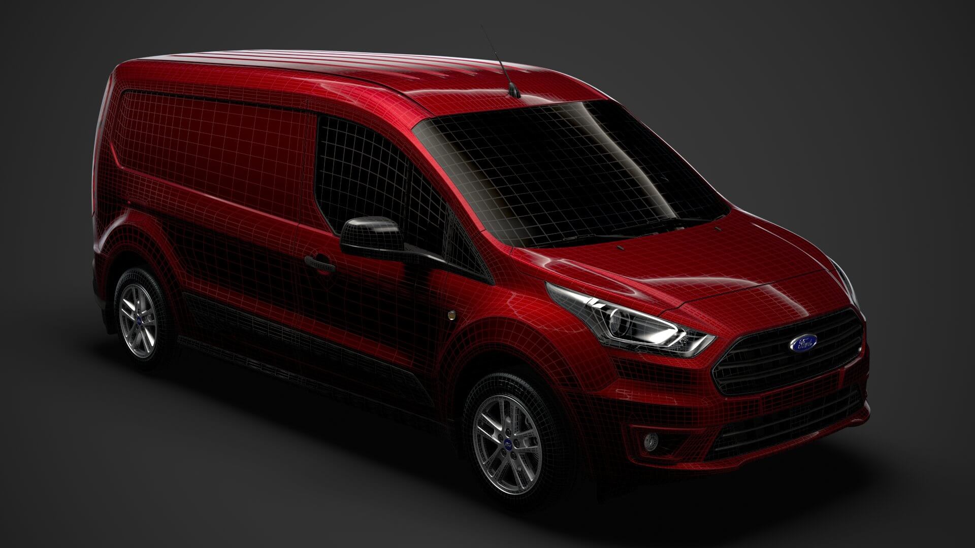 Ford Transit Connect LWB 2020 3D Model