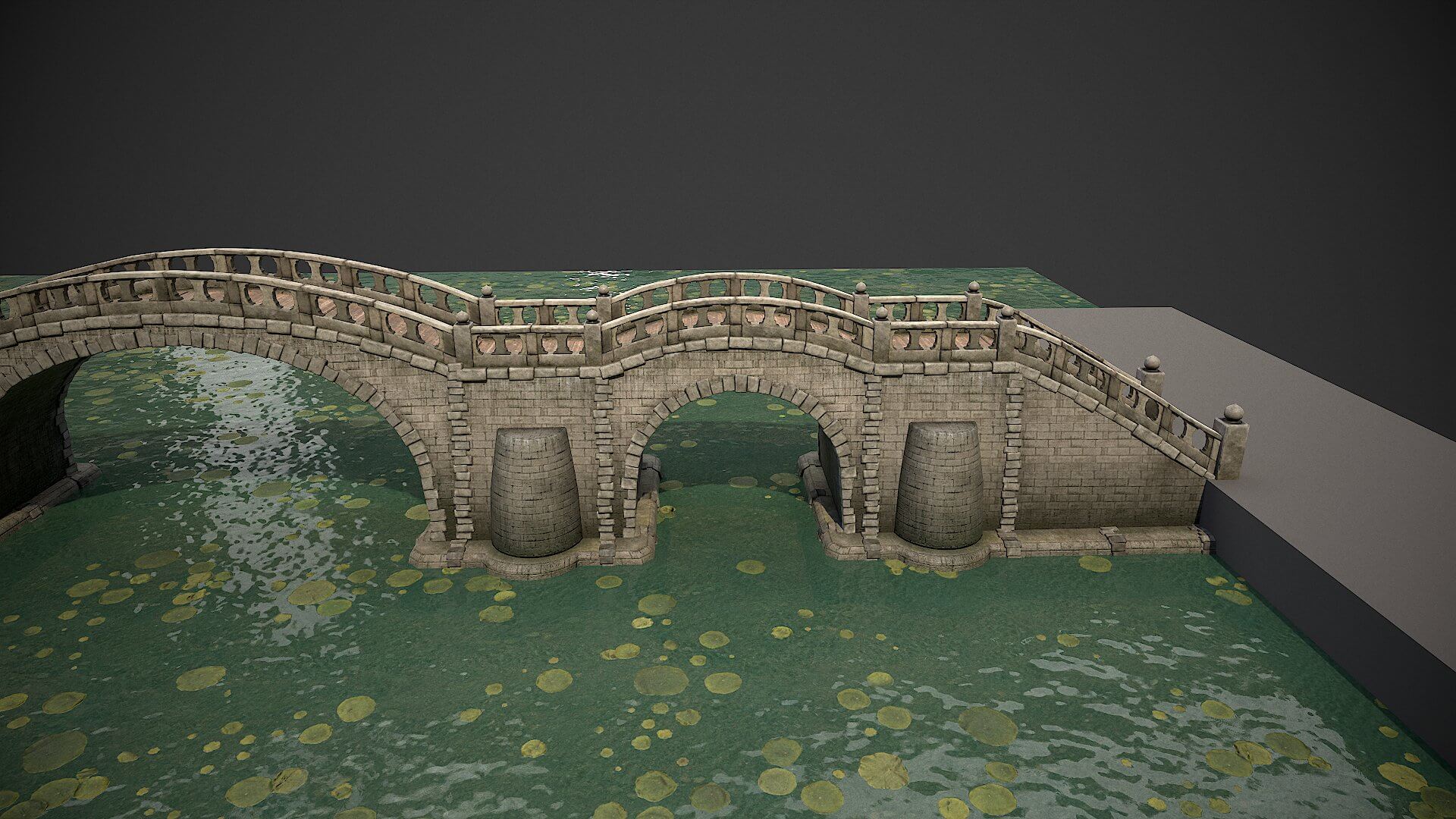 Long Stone Bridge 3D Model