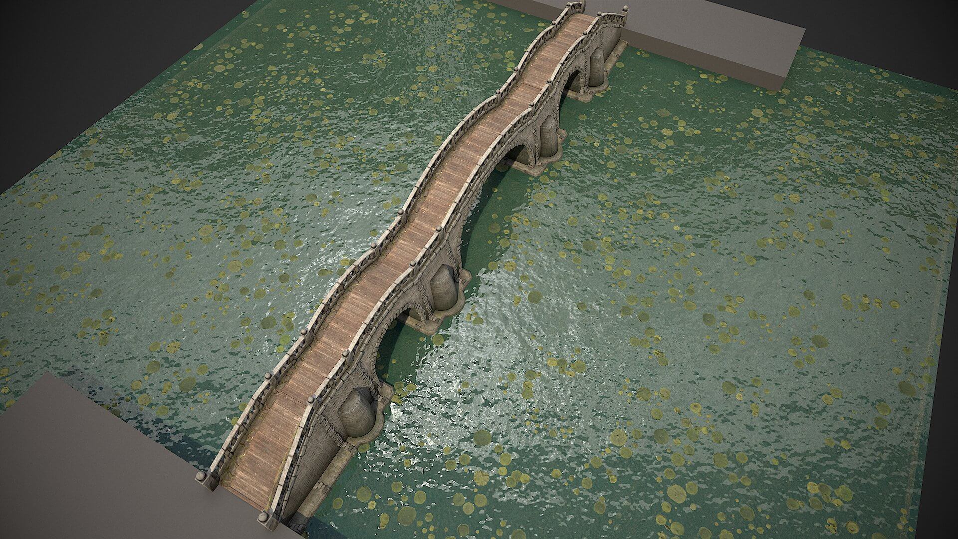 Long Stone Bridge 3D Model