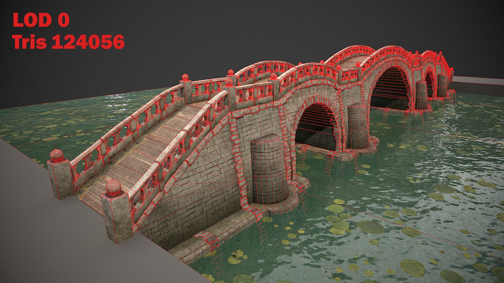 Long Stone Bridge 3D Model