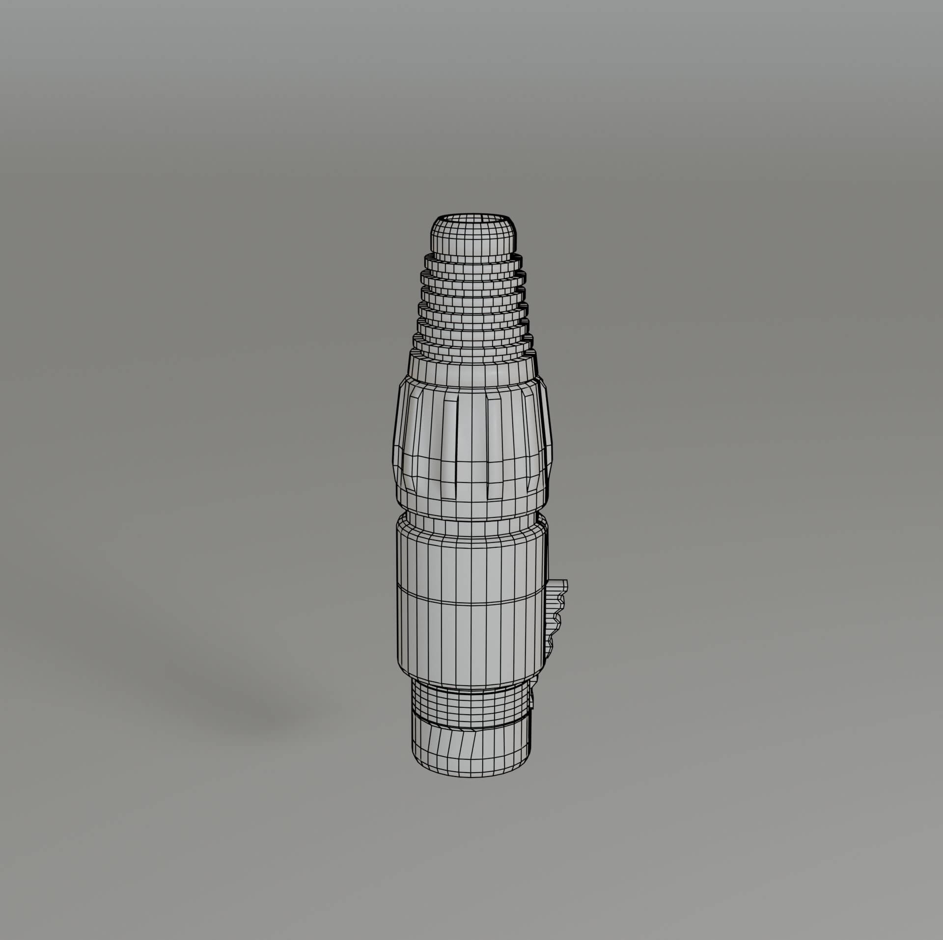 XLR 3 Pin Plug 3D Model