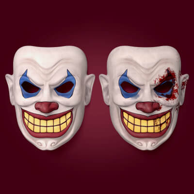 Devil Clown Mask