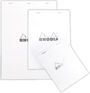 Top Stapled Rhodia Ice Pads