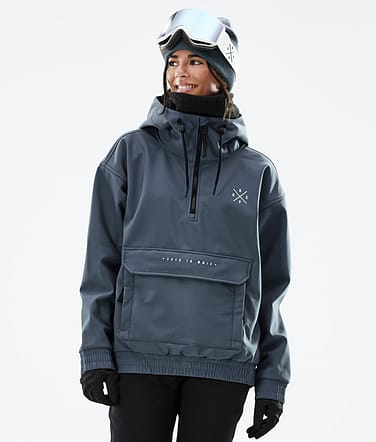 Dope Cyclone W 2022 Ski Jacket Women Metal Blue