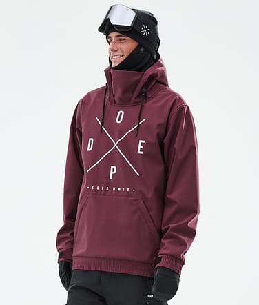 Dope Yeti Ski Jacket Men 2X-Up Burgundy