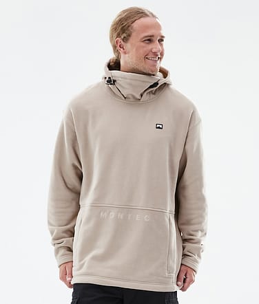 Montec Delta Fleece Hoodie Men Sand