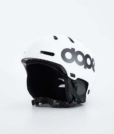 Dope Macon 2.0 Ski Helmet Classic Matte White w/ Black