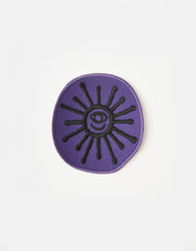 Route One Petroglyph Sun Embroidered Patch - Purple