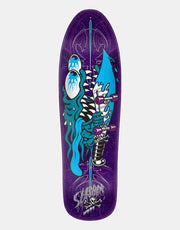 Santa Cruz Meek Pinstripe Slasher Shaped Skateboard Deck - 9.23"