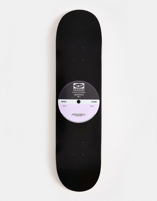 Skateboard Cafe "45" 2021 Retro Edition Skateboard Deck - Black/Lavender