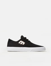 Etnies Barge Plus Skate Shoes - Black/White