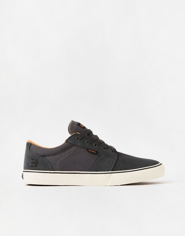 Etnies Barge LS Skate Shoes - Dark Grey/Black/Orange