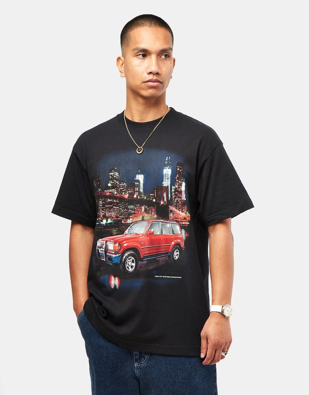 HUF x Toyota Land Cruiser Big Poppa J8 T-Shirt - Black