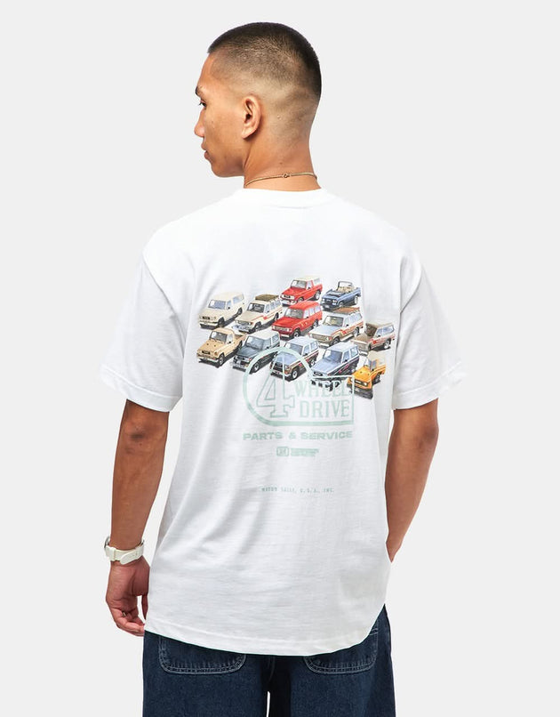 HUF x Toyota Land Cruiser Timeline T-Shirt - White