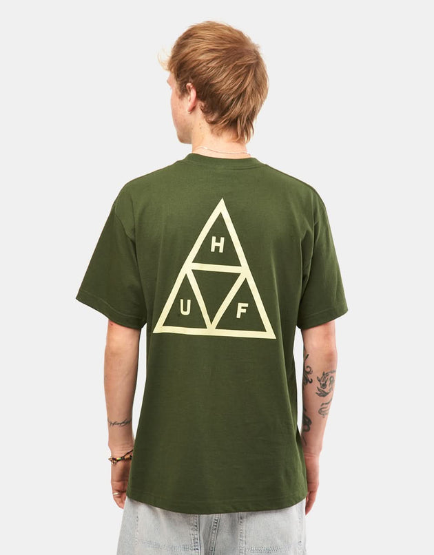 HUF Set Triple Triangle T-Shirt - Hunter Green