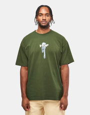 HUF Vise T-Shirt - Hunter Green