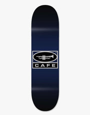 Skateboard Cafe Trumpet Logo Skateboard Deck - Navy/Black Fade