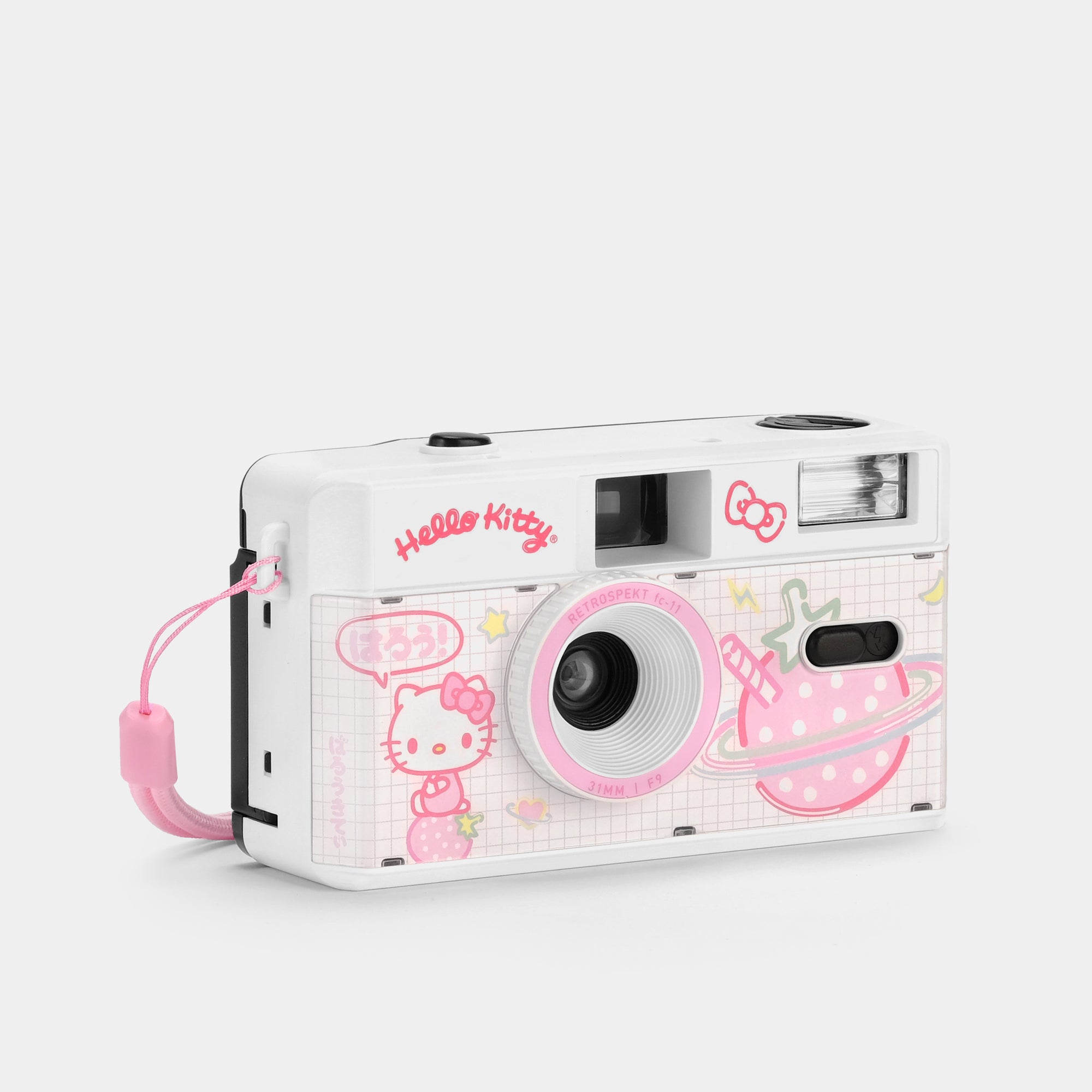 Hello Kitty Strawberry Planet 35mm Camera Electronic RETROSPEKT   