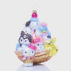 Hello Kitty and Friends x Christopher Radko Handmade Glass Ornament (Ice Cream Parlor) Seasonal RAUCH BRANDS