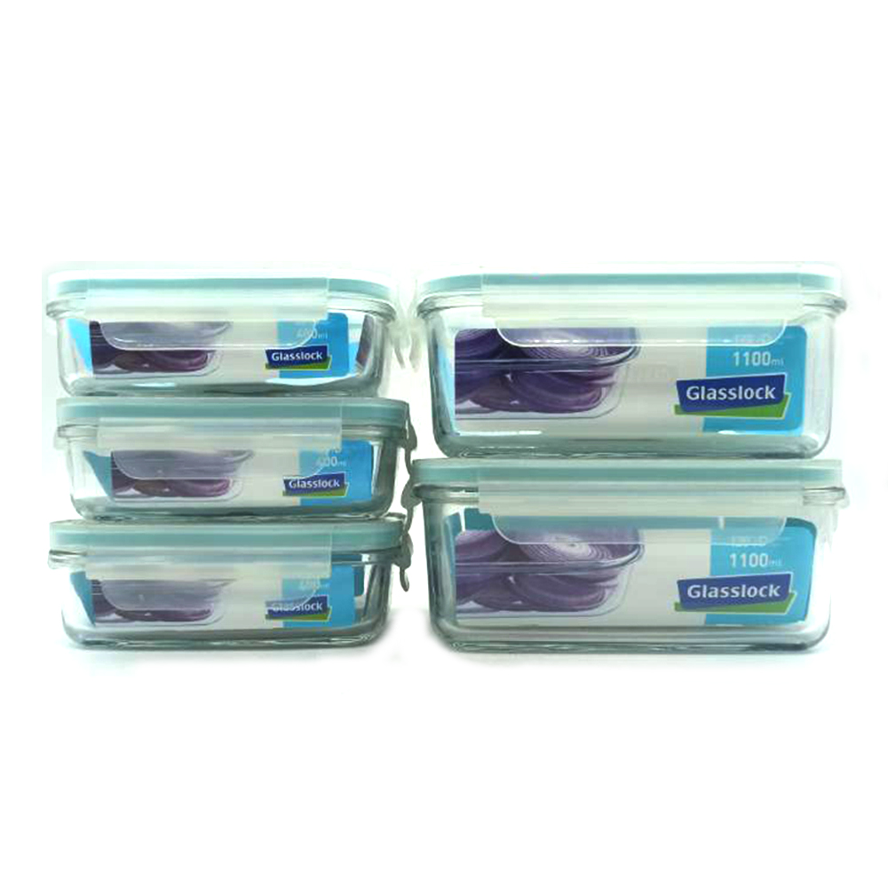 Glasslock Food Container 5's GL07  