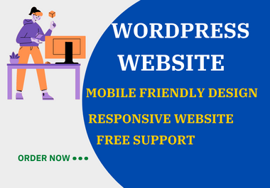 Responsive business wordpress website seo optimized design to rank higher