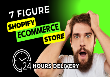 I will design 7 figure automated shopify dropshipping store