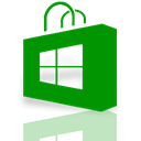 window, Mirror, store Green icon