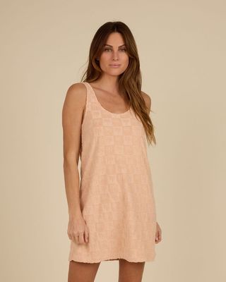 Terry Tank Dress - Apricot