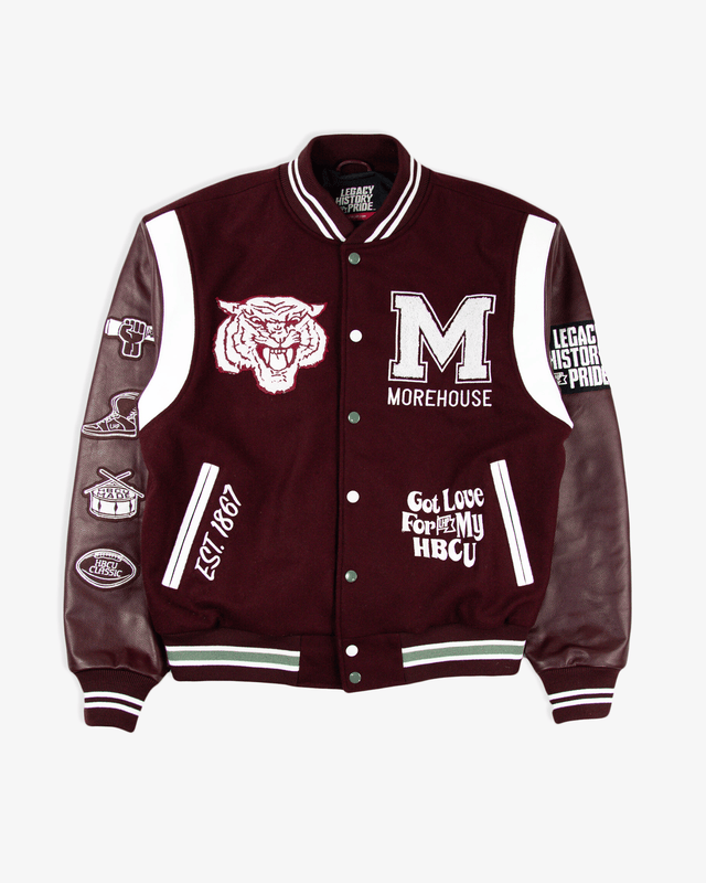 Morehouse College Motto 3.0 Varsity Jacket