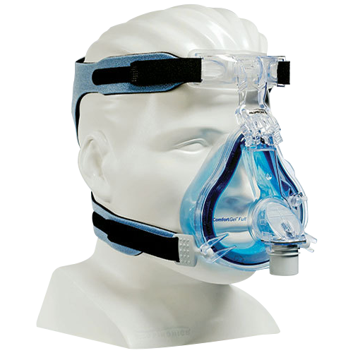 Respironics ComfortGel Blue Full Face CPAP Mask with Headgear by ...