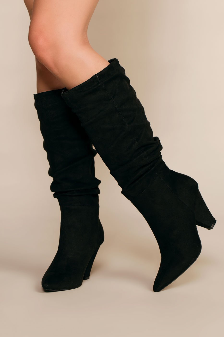 Boots - Cassie Pointy Toe Slouchy Boots