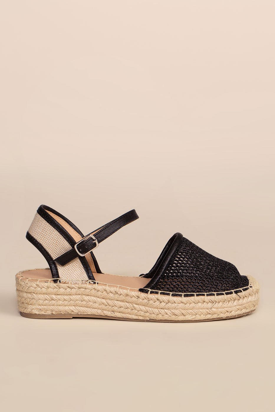 Shoes - Don't Mesh Around Sandals - Black