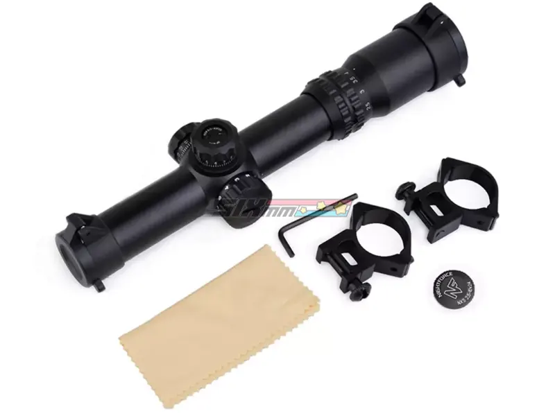 [AIM-O] 1-4 x 24SE Tactical Magnifier Scope[Red/Green Reticle][BLK]