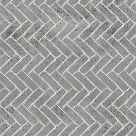 Textures   -   ARCHITECTURE   -   PAVING OUTDOOR   -   Concrete   -  Herringbone - Concrete paving herringbone outdoor texture seamless 05834