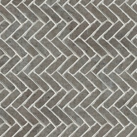 Textures   -   ARCHITECTURE   -   PAVING OUTDOOR   -   Concrete   -  Herringbone - Concrete paving herringbone outdoor texture seamless 05839