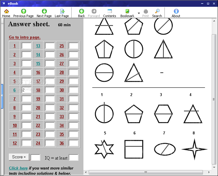 Iq Test Printable - Printable World Holiday