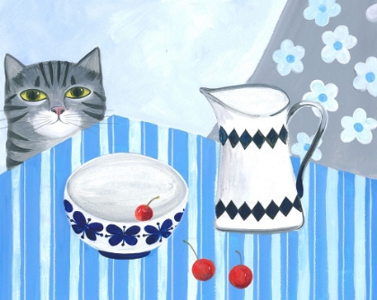 Picture of ART CAT AND CREAM JUG