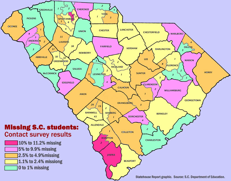 Map Of South Carolina School Districts - Tony Aigneis