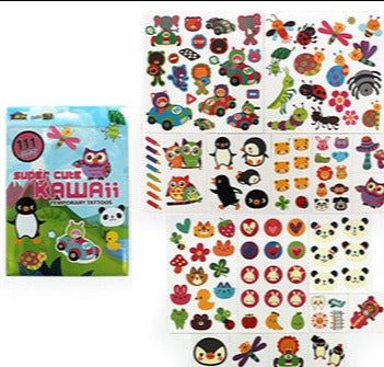 Super Cute Kawaii Temporary Tattoos in Foil Pack | TNW - STEAM Kids Brisbane