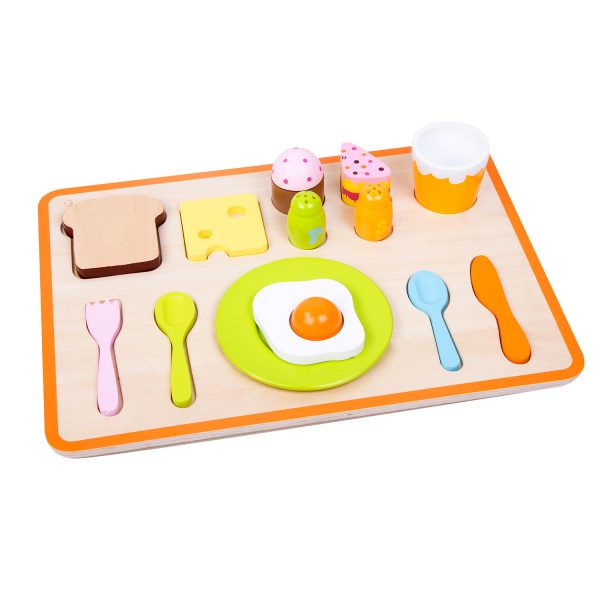 Breakfast Tray  l 16 pcs l Classic World - STEAM Kids 