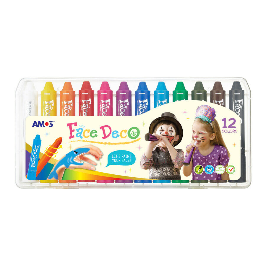 Amos Face Deco Case 12 Pack - STEAM Kids Brisbane