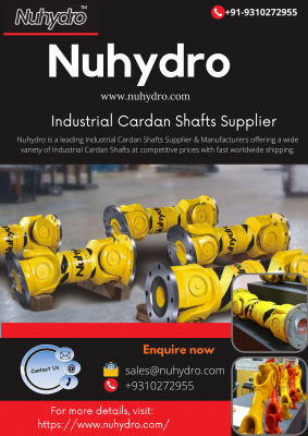 Industrial Cardan Shafts Supplier: 